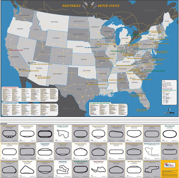 racetrack map