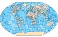 Physical/political map