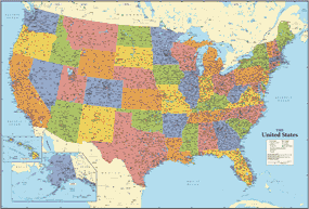 United States political map