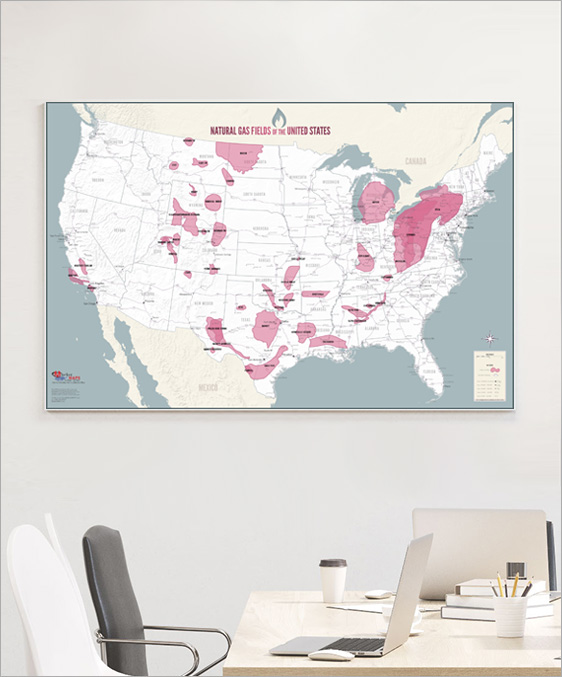Natural Gas Fields of the United States