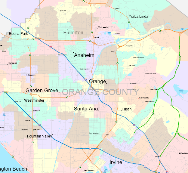 County Wall Maps