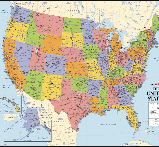 USA Wall Maps