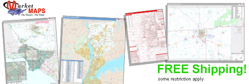 World's largest selection of Metro Area Wall Maps