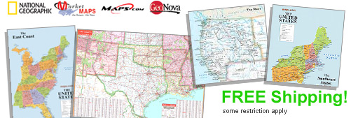 World's largest selection of US Southwest Regional Wall Maps