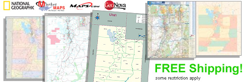 World's largest selection of Utah Wall Maps