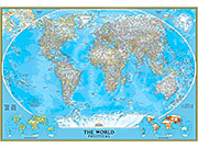 World Political Wall Map from National Geographic