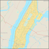 County Carrier Route Wall Maps