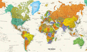 World Wall Maps
