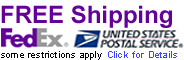 Free Shipping with FedEx & USPS!