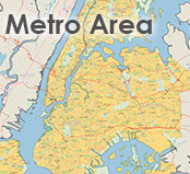 Metro Area Wall Maps