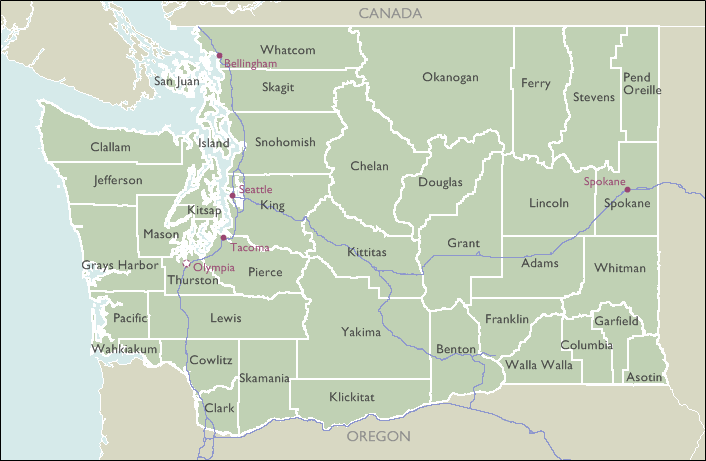 Washington Zip Code Map Washington Postal Code