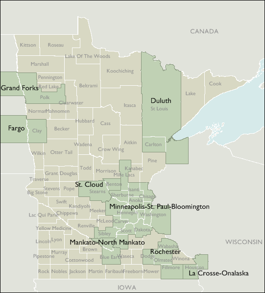 zip code map mn Minnesota Metro Area Zip Code Wall Maps