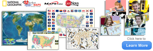 Wall Map for Classroom