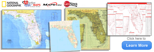 Florida Wall Map