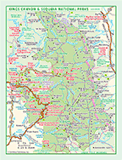 Kings Canyon & Sequoia National Park Map