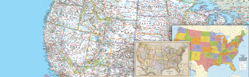 Get USA wall maps.