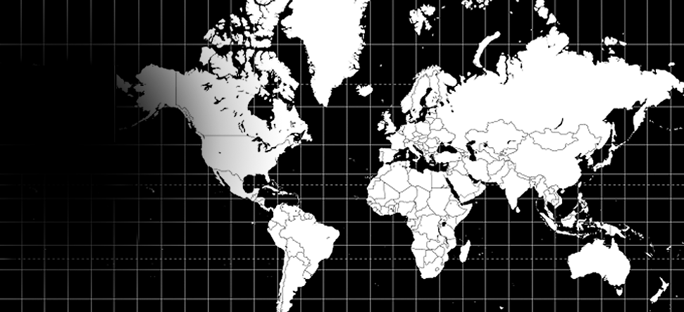 Simple Outline wall maps for Education.