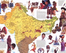 Shop Social Science wall maps for education.