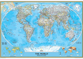 World Political Wall Map