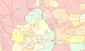Shop for demographic data wall maps.