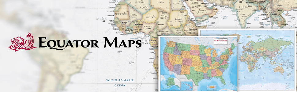 Get Equator Maps wall maps.