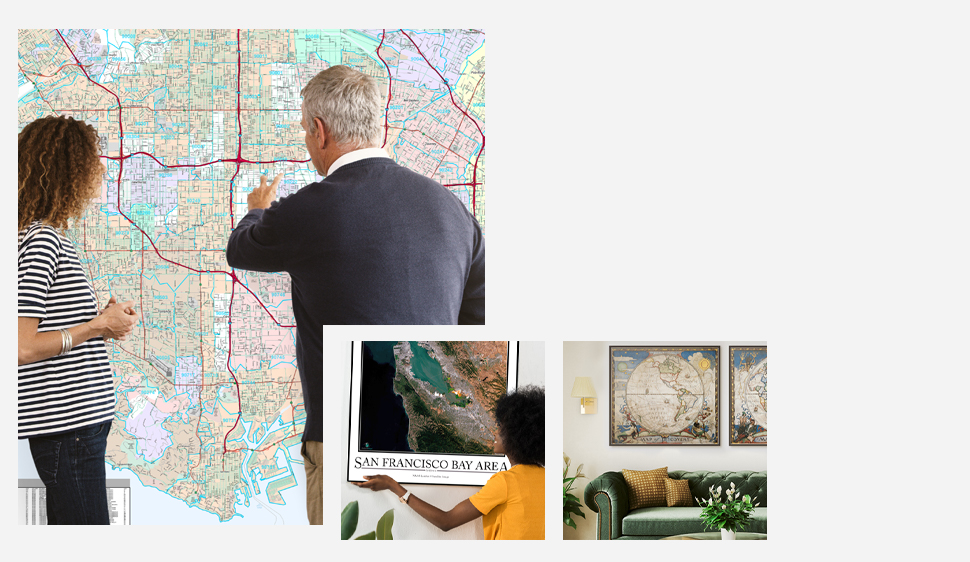 Wall Maps for Your Home, Classroom & Business