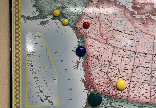 Magnetic Basic Wall Maps Example