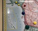 Magnetic Basic Wall Maps Thumbnail 1