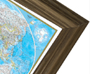 Executive Mounted Wall Maps Thumbnail 1