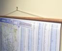 Wooden Rails Wall Maps Thumbnail 1