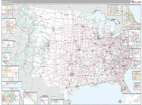 US Central Regional Maps