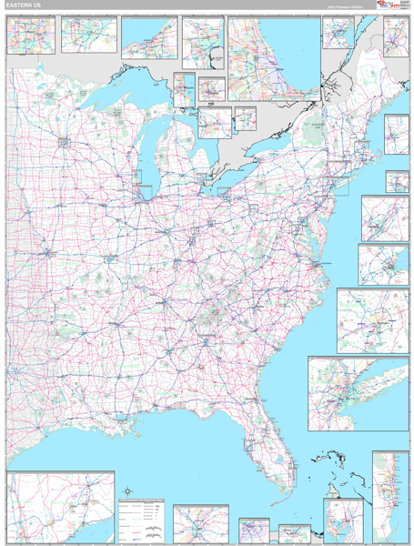 US Eastern 2 Regional Maps
