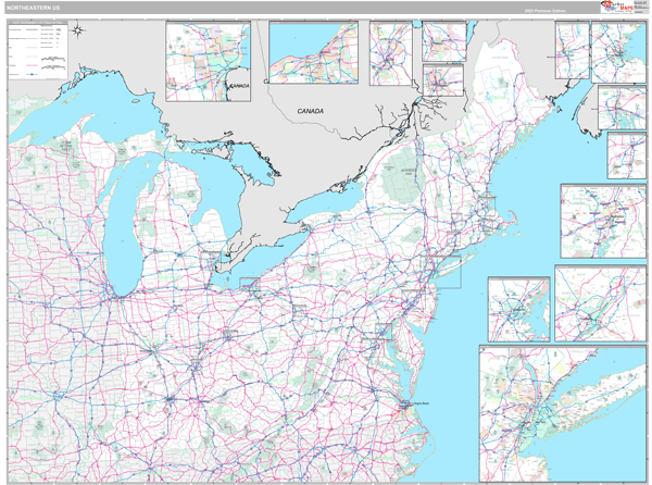 US Northeast Regional Maps