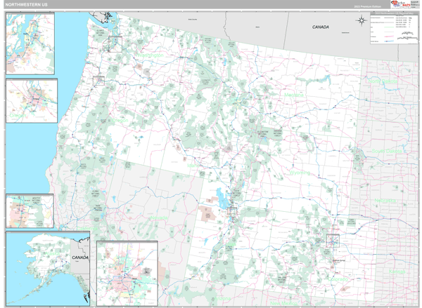 US Northwest Regional Maps