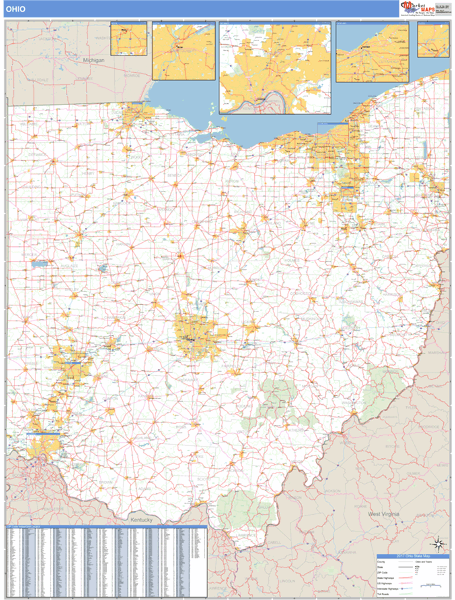 Northeast Ohio Zip Code Map