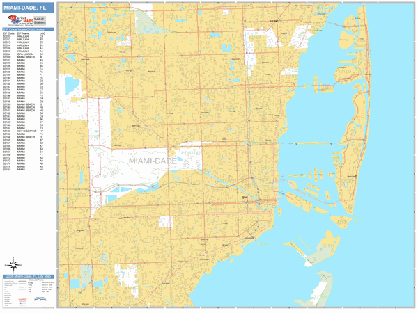 Miami Zip Code Map