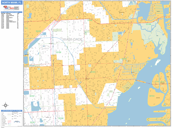 Zip Code Map Miami