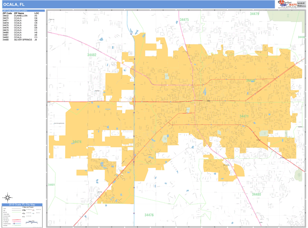Ocala Florida Zip Code Map Ocala Florida Zip Code Wall Map (Basic Style) By Marketmaps - Mapsales Ocala Florida Zip Code Map Ocala Florida Zip Code Wall Map (Basic Style) By Marketmaps - Mapsales