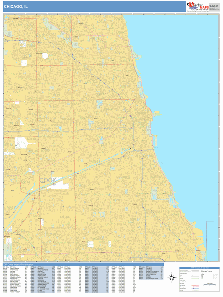 Chicago Zip Code Map