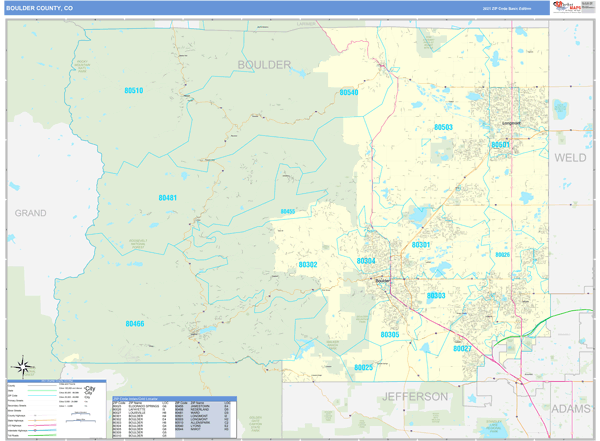 Zip Code Map Of Colorado Springs Co