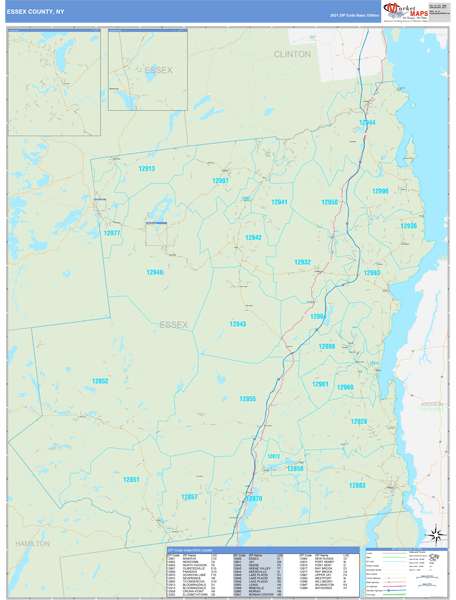 Essex County Map