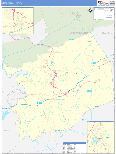 Roanoke Va Zip Code Map
