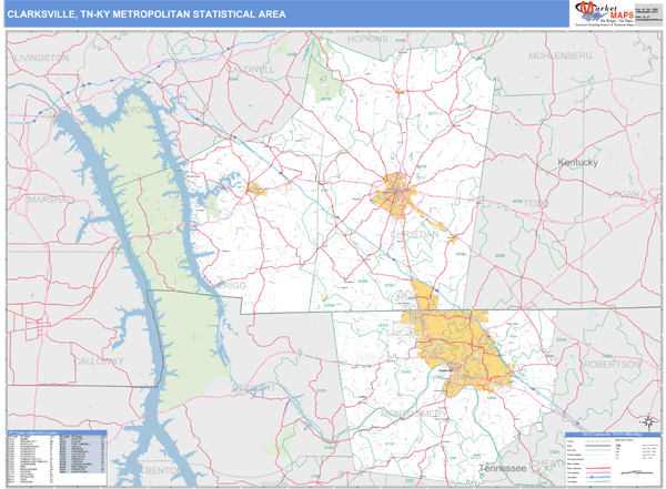 Clarksville Tn Zip Codes Map - Maps For You