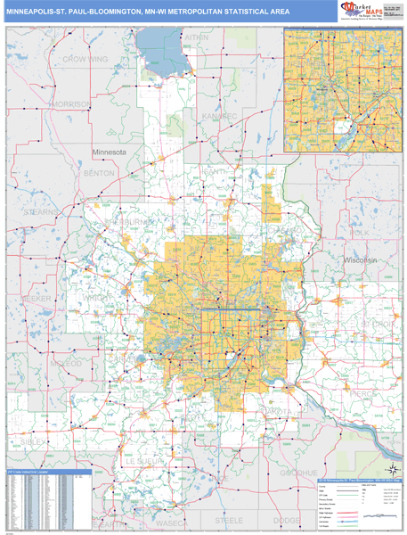 St Paul Zip Code Map - Maps For You