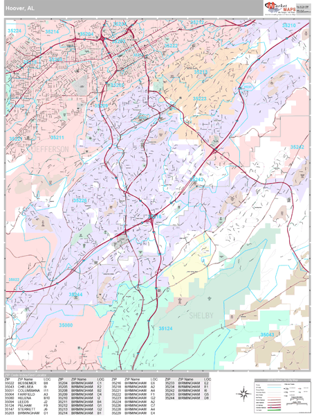 Detailed Map Of Birmingham Hoover Alabama Detailed Map Of Birmingham Hoover Alabama