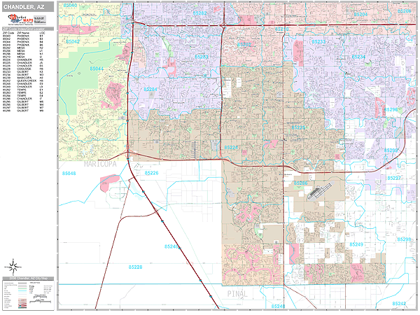 Chandler Az Zip Code Map - Maping Resources