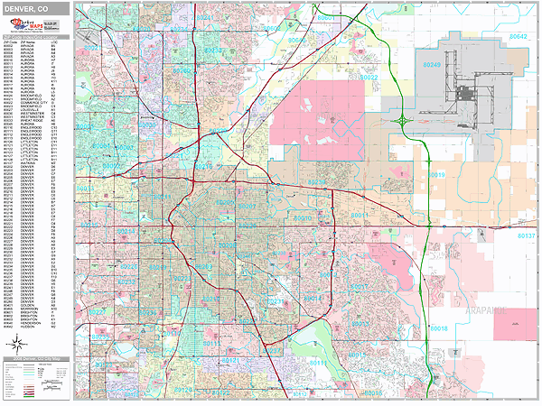 Denver Zip Code Map
