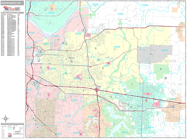 Independence Zip Code Map