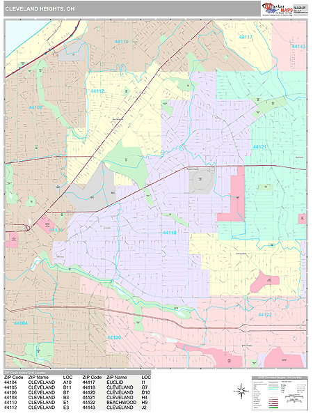 25 Cleveland Zip Code Map Maps Online For You