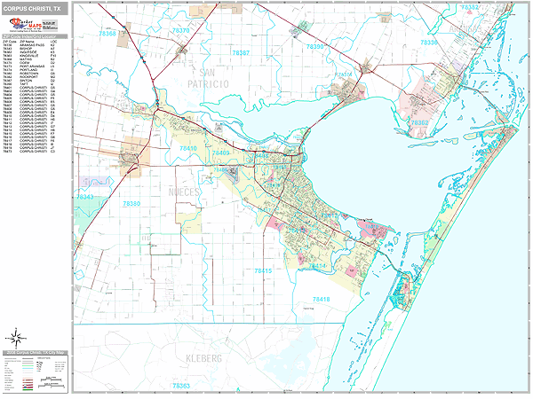Map Of Corpus Christi Texas Maping Resources